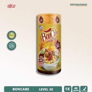 Boncabe Original Sambal Tabur - Botol - Level 30 (draft)