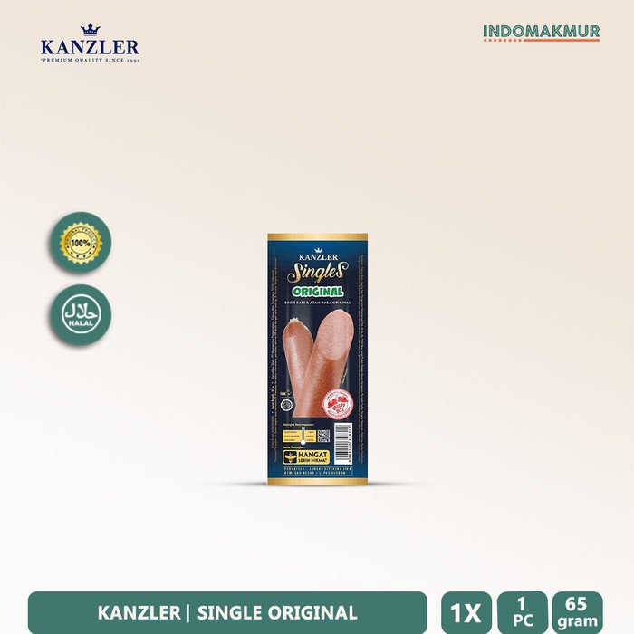 IDM - Kanzler Singles Sosis Crispy Bite Juicy Praktis Siap Makan