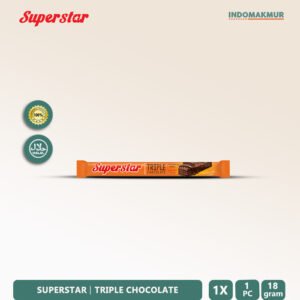 IDM - Superstar Triple Choco - Wafer Cokelat
