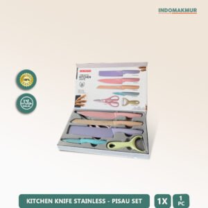 IDM - Kitchen Knife Stainless - Pisau Set