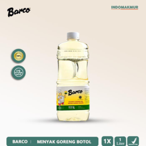 Minyak Goreng Barco 1L/ 2L/5L Botol & Refil - 1L Botol (draft)
