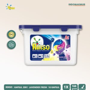 IDM - Rinso Kapsul 3in1 16 Kapsul - 168gr