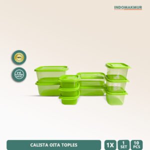IDM - Calista Oita Toples Set isi 10pcs - Tempat Peyimpanan